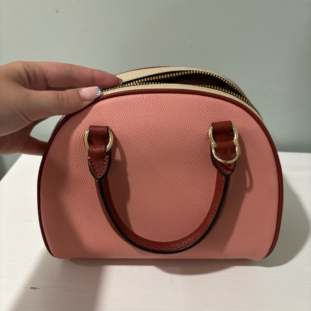 Coach Pink block color Satchel - Picture 5 of 6